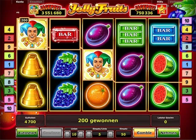 Jolly-Fruits-Spiel