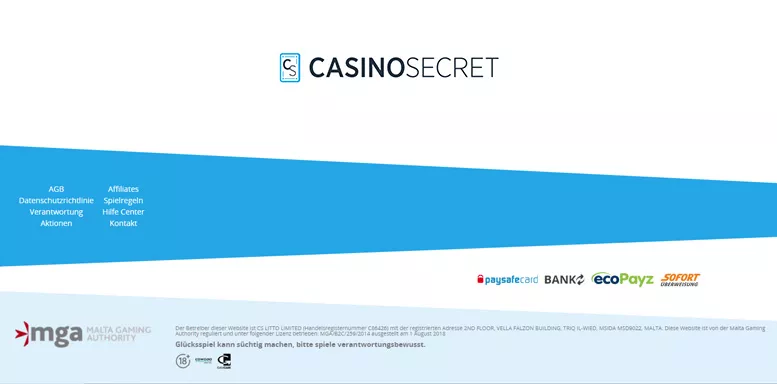 Casino-secret-lizenzen