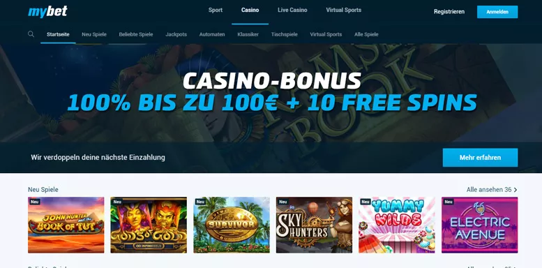 Mybet Casino-Bonus