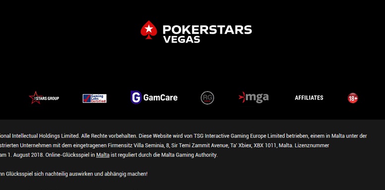 PokerStarsVegas-Lizenz