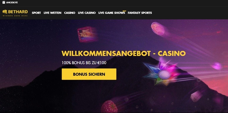 Vorschaubild des Bonusangebots im Bethard Casino
