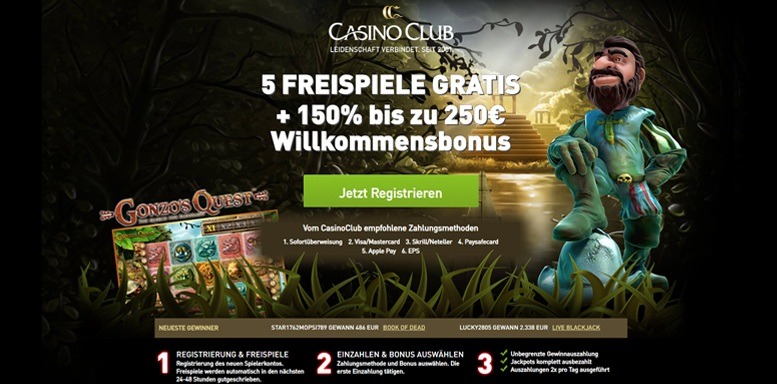 Vorschaubild des Casino Club Bonus
