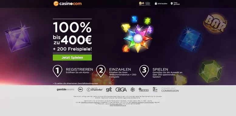 Vorschaubild des Casino.com Bonus