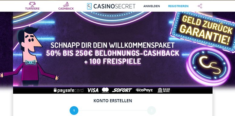 Vorschaubild des CasinoSecret Bonusses