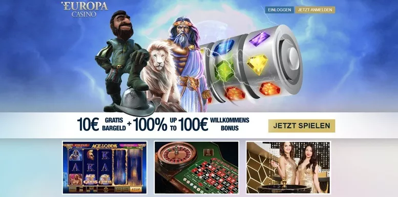 Vorschaubild des Europa Casino Bonuses