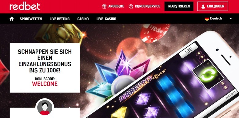Vorschaubild des Redbet Casino Bonus