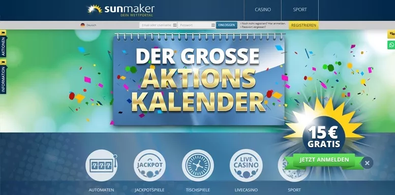 Vorschaubild der Webseite von sunmaker
