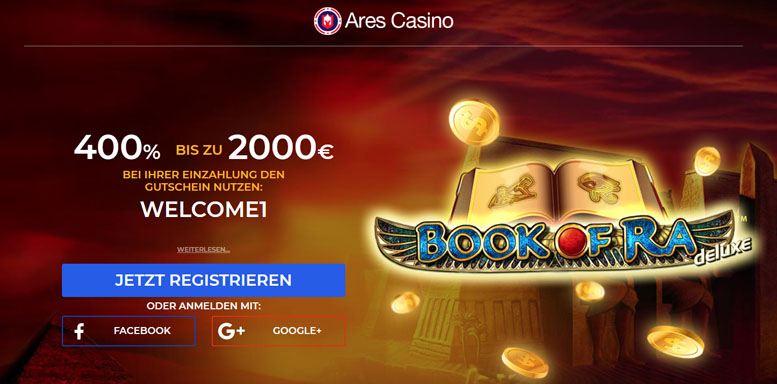 Vorschaubild des Ares Casino Bonuses