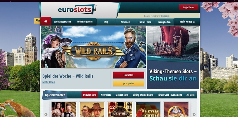 Vorschaubild der Webseite von Euroslots