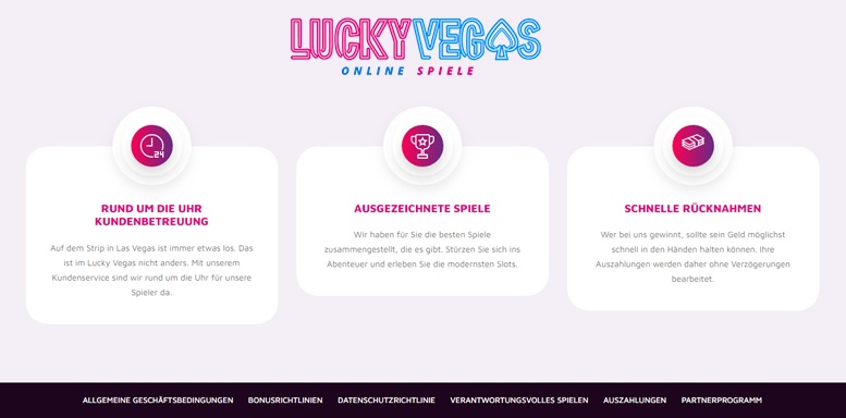 Lucky Vegas Kundensupport